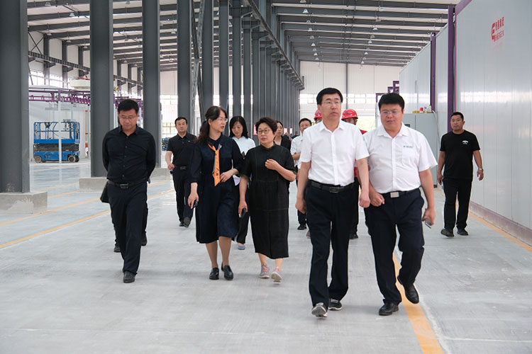 省工商聯(lián)黨組成員、副主席尚得志一行蒞臨公司調(diào)研指導(dǎo)工作